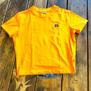 Neon Russell crop top NWOT